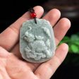 THE VAULT | Genuine Natural Dragon Turtle Hand Carved Jadeite Necklace Discount