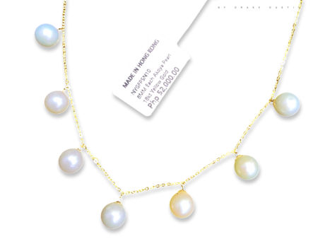 #GOLD2024 | 18K Akoya Pearl Station Necklace Online Sale