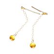 #LVNA2024 | Golden Ball Drop Dangling Earrings 18kt Cheap