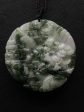 THE VAULT | Natural Jadeite Landscape Card Necklace Online Sale