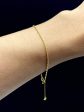 #GOLD2024 | Unisex Golden Rope Chain Bracelet 18kt 7”- 7.5” Discount