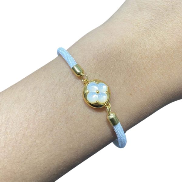 18kt Mother of Pearl Center Adjustable Lucky String Bracelet  (FREE ₱10,000 LVNA GCs + 24kt Golden Boat worth ₱5,899!) #LoveLVNA Hot on Sale