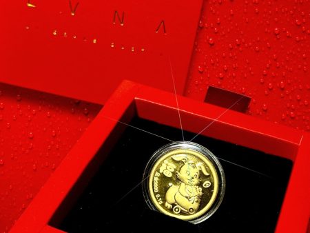 THE VAULT | 24K Pure Gold Coin (999.9au) Lucky Amulet Fashion