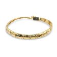 NEW Two-Tier Unisex Golden Eternity Diamond Bracelet 18kt (7.5inches) Online now