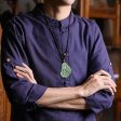 THE VAULT | Genuine Natural Hand Carved Jadeite Goddess Necklace Discount