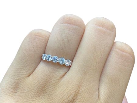 Round Brilliant Half Eternity Diamond Ring #EternityByLVNA Online now