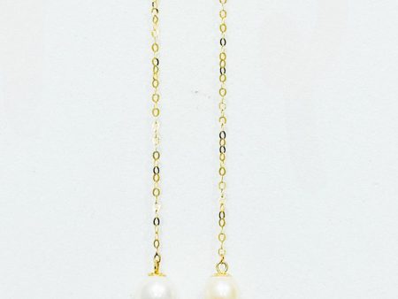 #GOLD2024 | 18K Akoya HOPE Round Pearl Drop Earrings For Discount