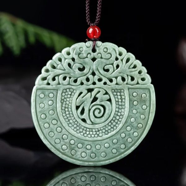 THE VAULT | Genuine Natural Circular Hand Carved Jadeite For Cheap