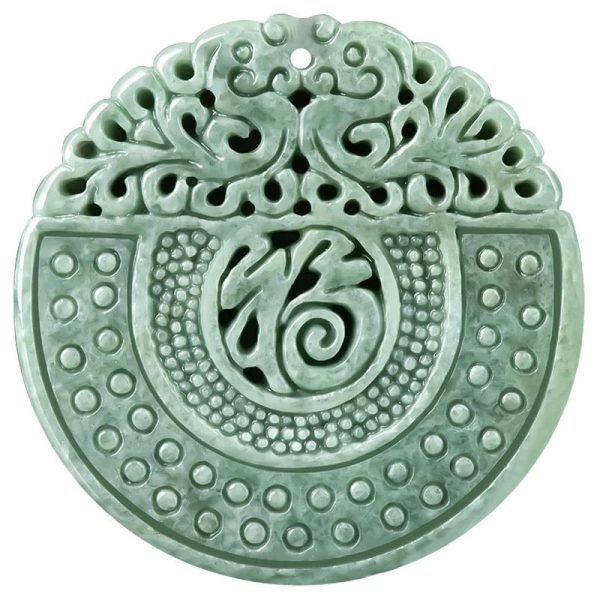 THE VAULT | Genuine Natural Circular Hand Carved Jadeite For Cheap