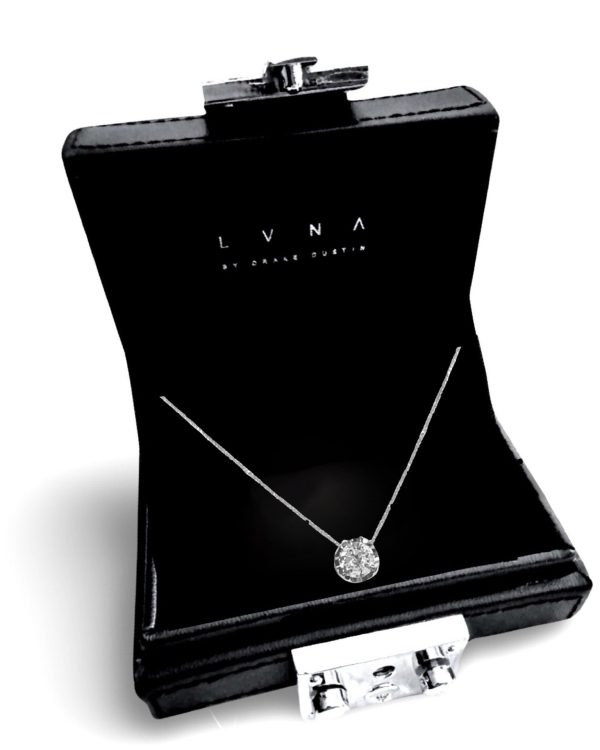 #LVNAPP | 0.41ct J VS2 Round Solitaire Diamond Necklace 18kt Fashion