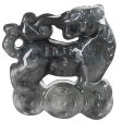 THE VAULT | Natural Black Jadeite Tiger Hand Carved Necklace For Cheap