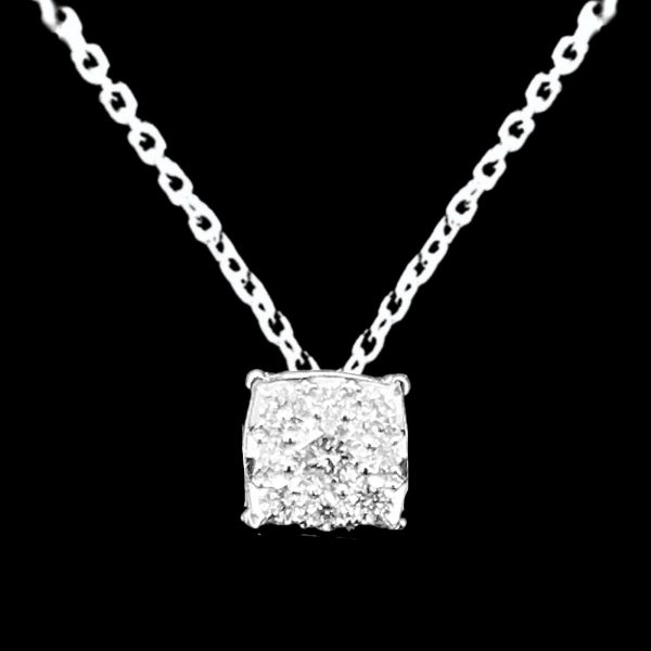 #LVNA2024 | Classic 0.50ct Face Cushion Paved Diamond Necklace 18kt Online