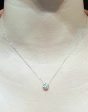 #LVNAPP | 0.45ct I SI1 Round Solitaire Diamond Necklace 18kt For Cheap