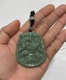 THE VAULT | Natural Jadeite Myanmar Dragon Necklace For Sale