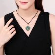 THE VAULT | Genuine Natural Ping An Hand Carved Jadeite Necklace Online