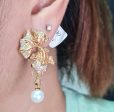 #TheSALE | Golden Koi Pearl Dangling Diamond Earring 18kt on Sale