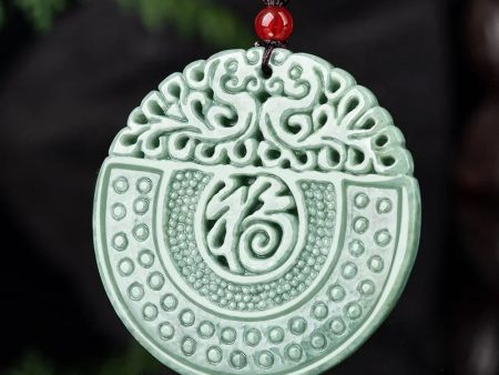 THE VAULT | Genuine Natural Circular Hand Carved Jadeite For Cheap