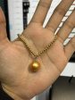 #LVNAPP | 12MM Natural Golden “HOPE” South Sea Pearl Diamond Bracelet 18kt For Cheap