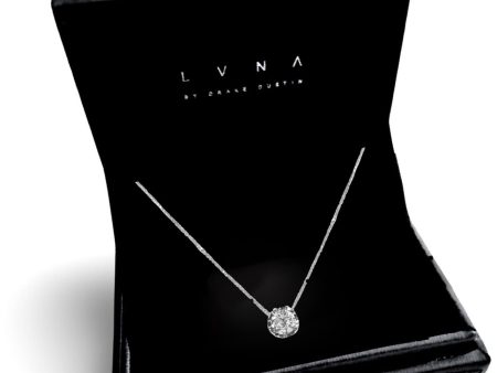 #LVNAPP | 0.38ct G VS2 Round Solitaire Diamond Necklace 18kt Cheap