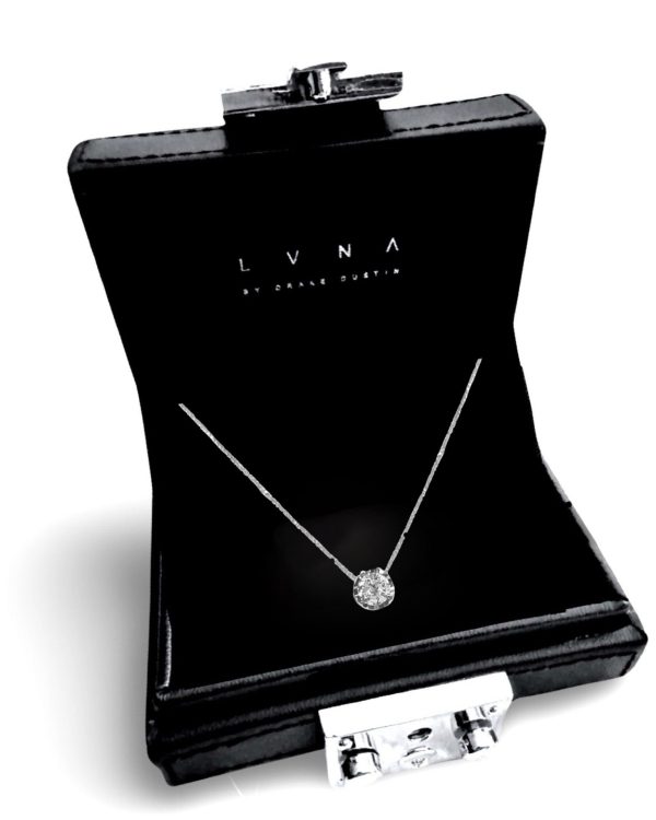 #LVNAPP | 0.38ct G VS2 Round Solitaire Diamond Necklace 18kt Cheap