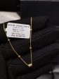 18kt Golden Running Barrel Necklace Cheap