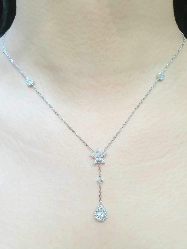 #LVNA2024 | Rositas Pear Drop Diamond Necklace 18kt For Cheap