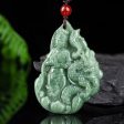 THE VAULT | Genuine Natural Hand Carved Jadeite Goddess Necklace Discount