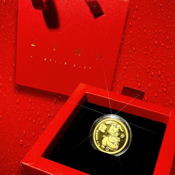 THE VAULT | 24K Pure Gold Coin (999.9au) Lucky Amulet Fashion