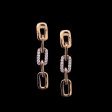 Rose Statement Diamond Earrings 18kt Discount