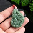 THE VAULT | Genuine Natural Hand Carved Jadeite Goddess Necklace Discount