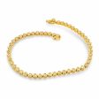 NEW Golden Unisex Donut Eternity Diamond Bracelet 18kt Hot on Sale