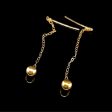 #LVNA2024 | Golden Ball Drop Dangling Earrings 18kt Cheap