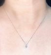 #LVNA2024 | Classic Marquise Diamond Necklace in 16-18” 18kt White Gold Chain For Cheap