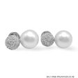 #TheSALE | Round Drop Pearl Diamond Earring 18kt Fashion