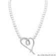 #TheSALE | Heart Pearl Diamond Necklace 18kt Supply