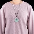 THE VAULT | Natural Myanmar Long Ping An Buckle Hand Carved Jadeite Necklace Cheap