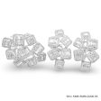 Square Cluster Statement Diamond Jewelry Set 14kt Online