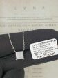 Square Classic Diamond Necklace 18kt Online Sale