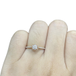 Round Paved Diamond Ring 18kt Supply