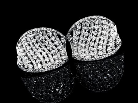 PREORDER | Webbed Millionaire’s Statement Diamond Earrings 14kt Online now