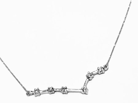 The Classics | Zodiac Diamond Necklace 18” 18kt White Gold For Cheap