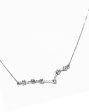 The Classics | Zodiac Diamond Necklace 18” 18kt White Gold For Cheap