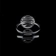 Round Halo Diamond Ring 18kt Supply