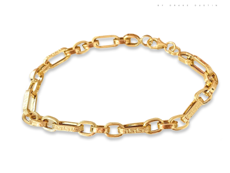 #GOLD2024 | 18K Golden Designer Inspired Bracelet For Discount