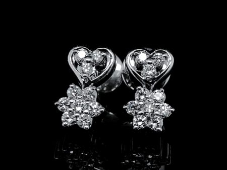 Rositas Lover Stud Diamond Earrings 18kt Cheap