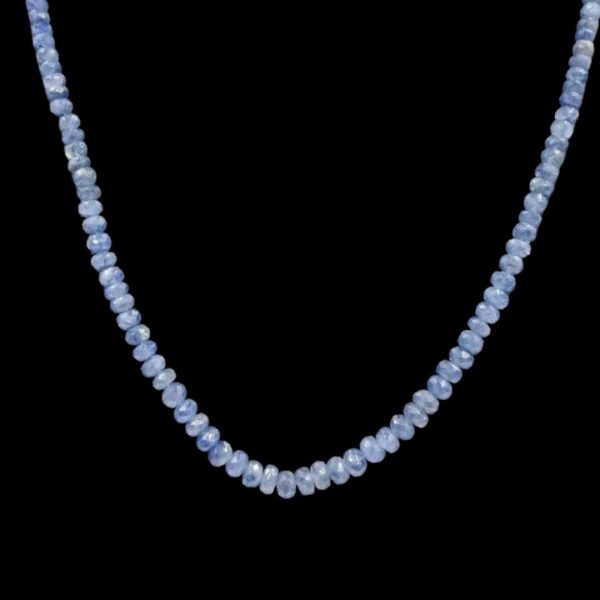 PREORDER | Sapphire Gemstones Beads Necklace 18kt Fashion