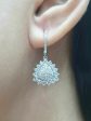 Sunflower Dangling Diamond Earrings 18k Online Hot Sale