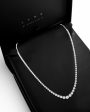 #LVNA2024 | Graduating 5-15pointers Half Eternity Tennis Diamond Necklace 14kt Sale