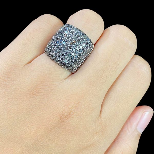 PREORDER | Unisex Millionaire’s Black Colored Diamond Ring 14kt Sale