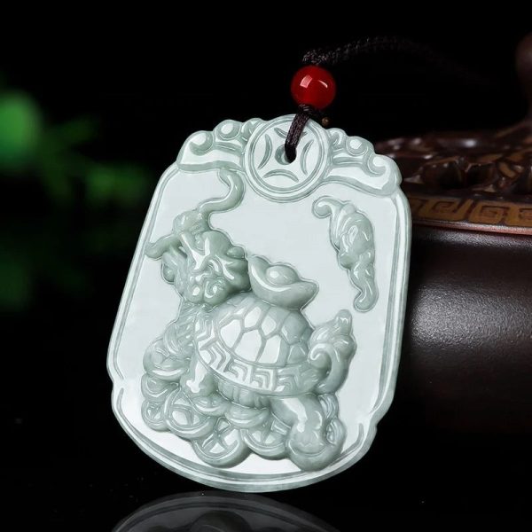 THE VAULT | Genuine Natural Dragon Turtle Hand Carved Jadeite For Discount